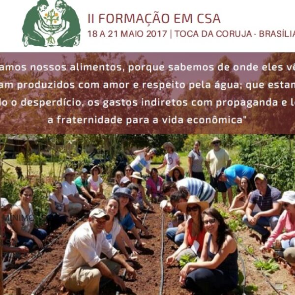 Formação em CSA – Comunidades que Sustentam a Agricultura – 2017